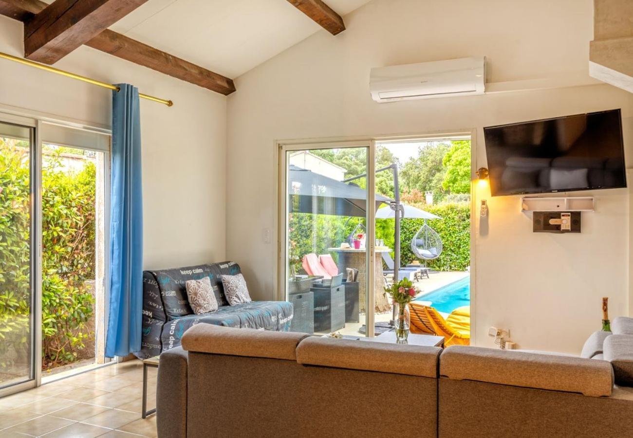 Villa Tous Conforts Avec Piscine Privee Et Acces Plage Cervione Dış mekan fotoğraf
